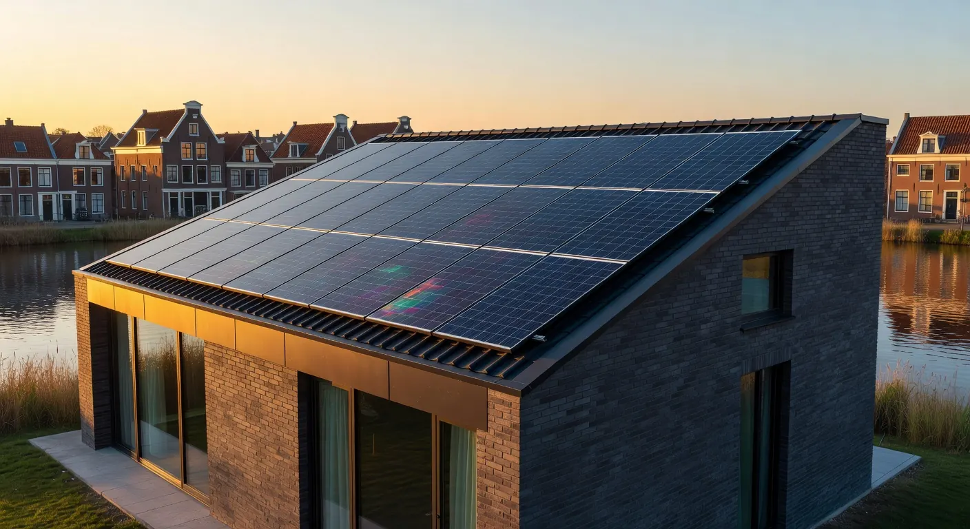 Succesvolle installatie van zonnepanelen op een woonhuisdak