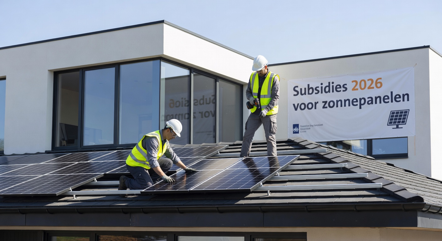 Subsidies 2026 voor zonnepanelen