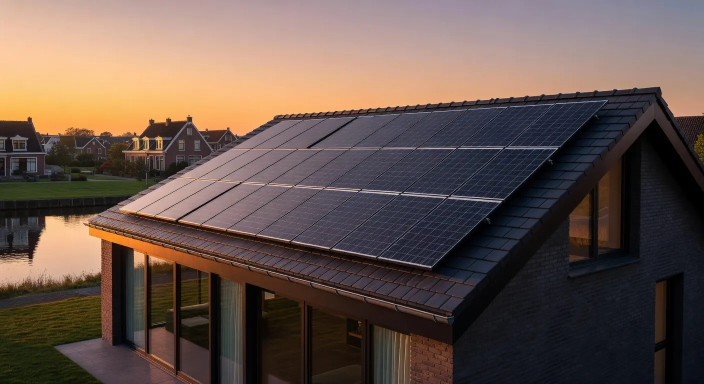 Zonnepanelen geïntegreerd in een smart home in 2026
